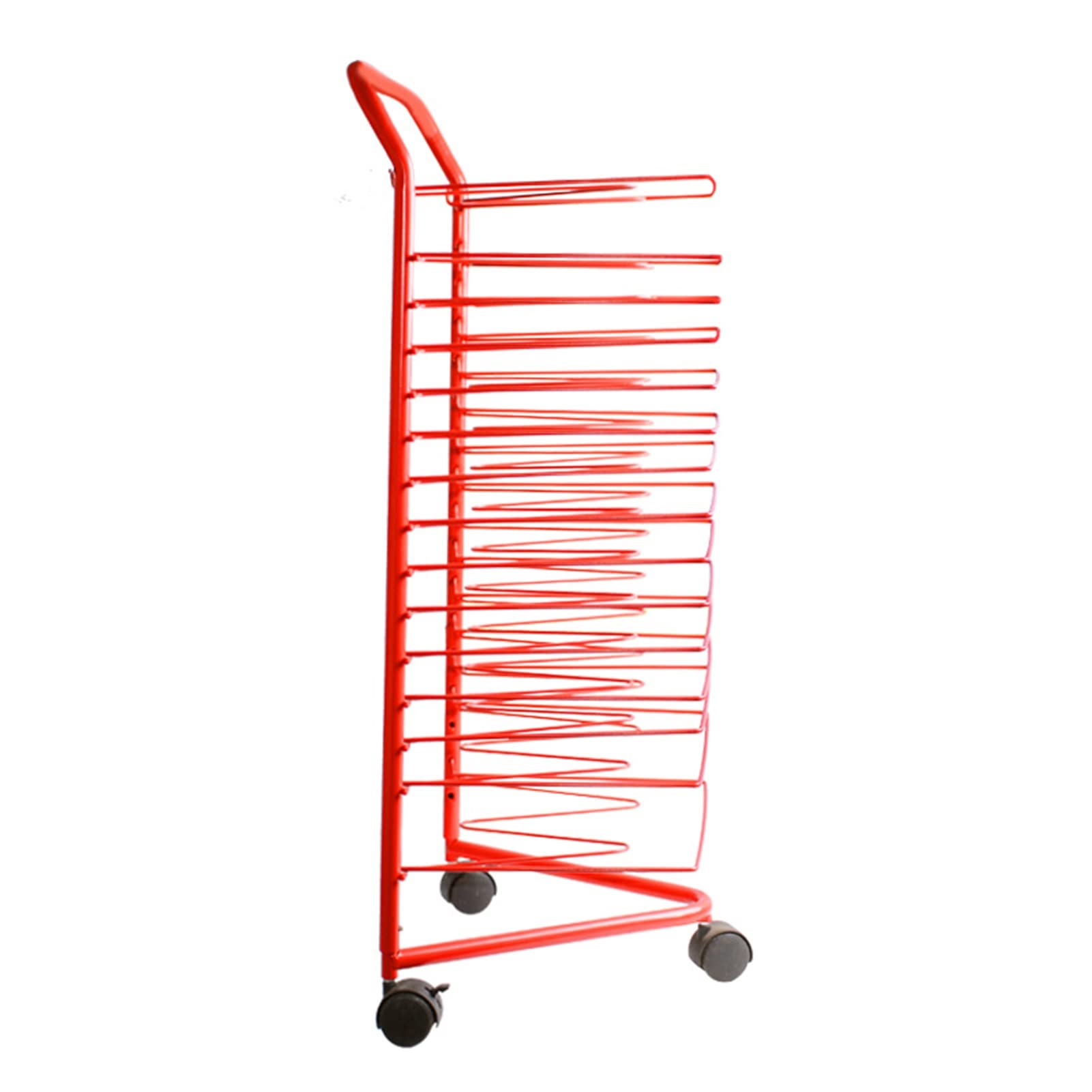 Aioneer Drying Racks,Art Drying Rack, 16-Shelf Mobile Drying Rack with 16 Wire Shelves for Mobile Classrooms Art Studios and Home Use, Drying and Print Racks