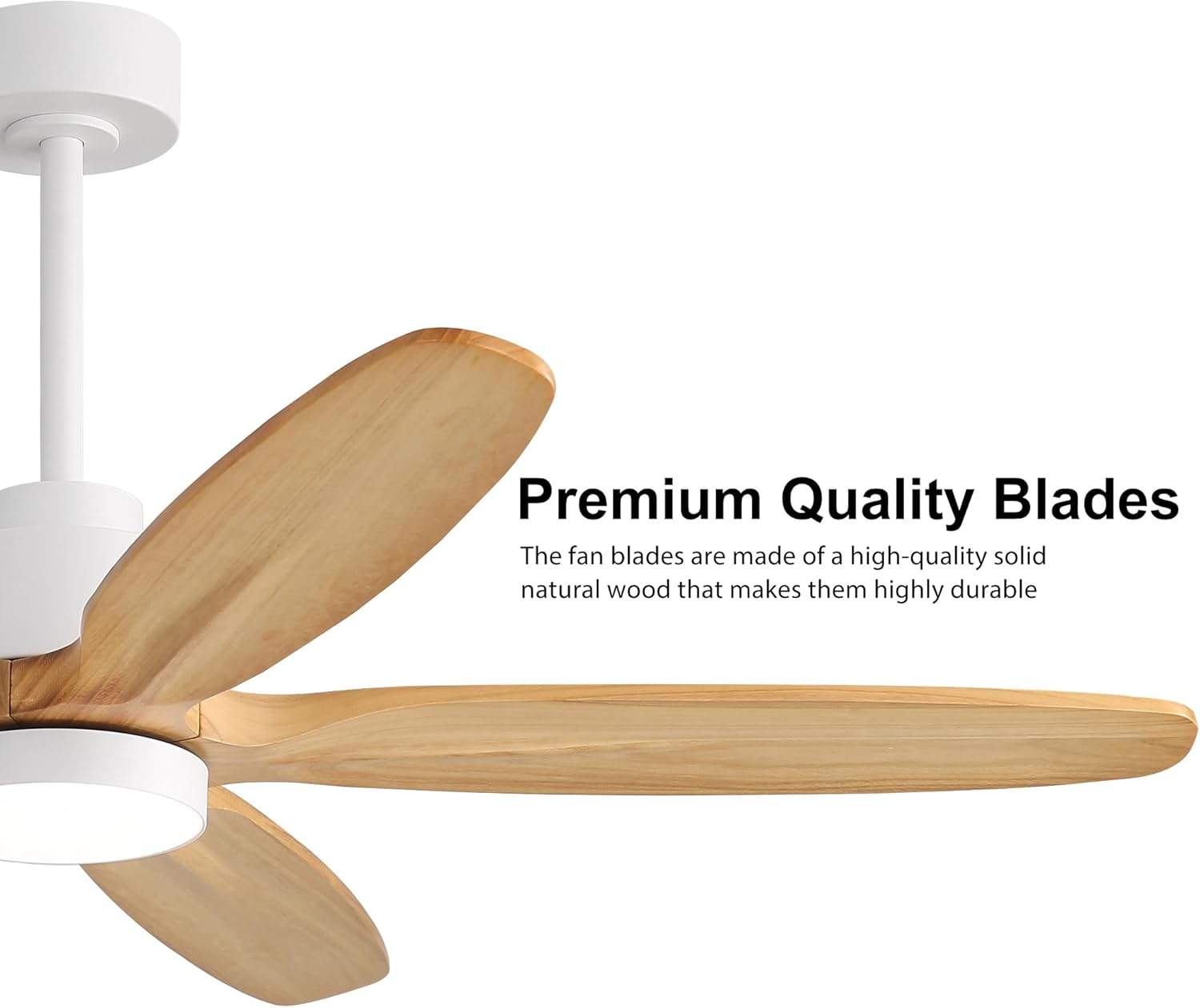 Assembling downrod with fan motor