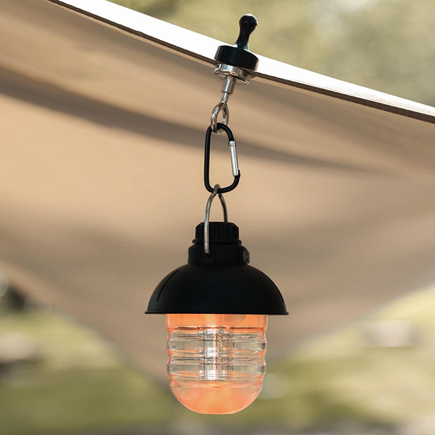 Amazon.co.jp: キャンプ用フック カラビナ付き ランタンフック