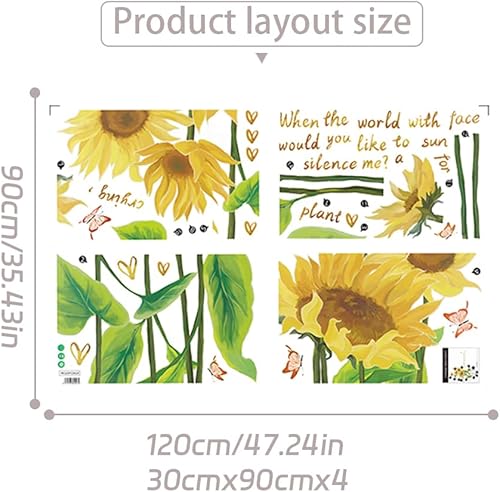 Vista 31 de DERUN TRADING Calcomanías de pared de flores de rosa azul, calcomanías de decoración murales para mujeres y niñas, cuarto de bebé, dormitorio