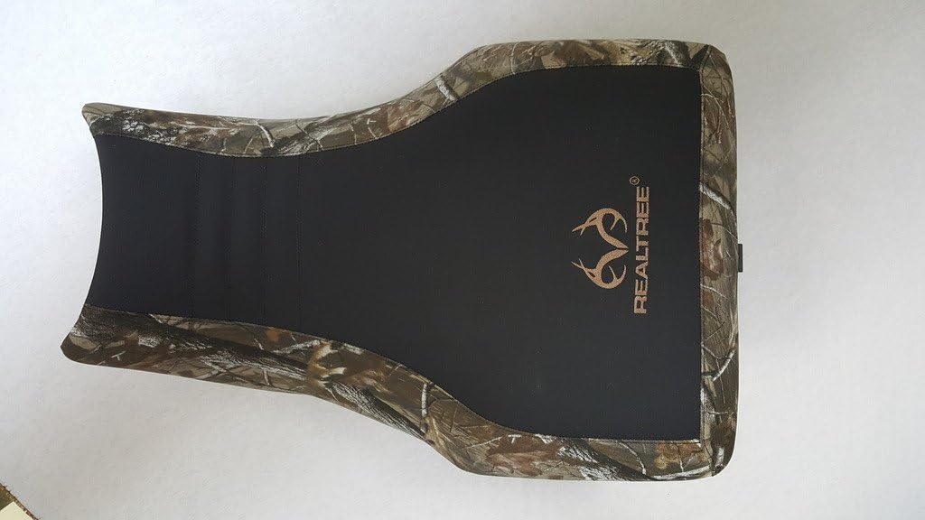 Yamaha Bruin 350 seat Cover fits All Years - Black Gripper Center/Realtree Hardwoods Logo Brown
