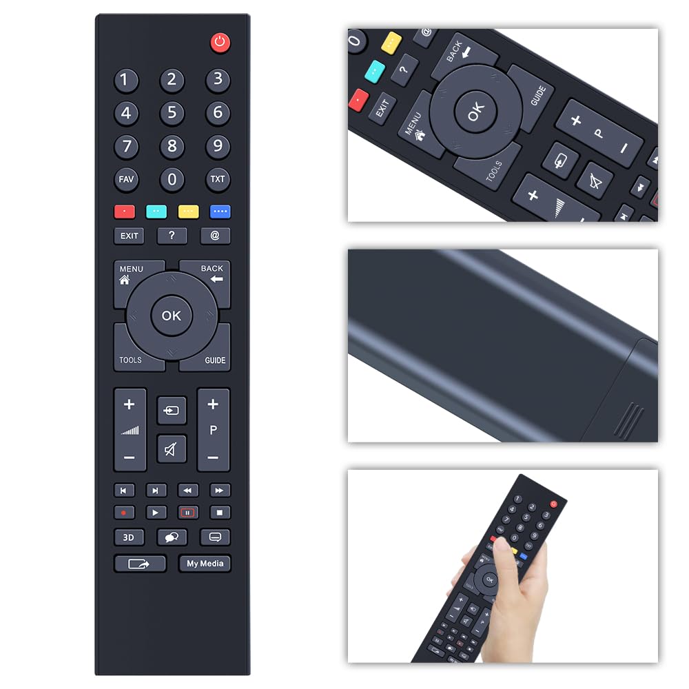 GOUYESHO RC3214802/01 TS1187R-1 Telecomando Di Ricambio Adatto Per Grundig 4K OLED Smart TV 26VLE7200BH 26VLE8200BL 26VLE8300BP 32CLE6525BL 32VLE7139B 32VLE7230BH 32CLE7425BL 2CLE823 5BL 32CLE8327BL - Foto 5