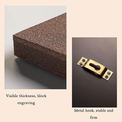 Miniatura 5 de ZAJ Reloj de Pared - Reloj de pared redondo con superficie de luna, funciona con pilas, sin tictac, moderno, minimalista, reloj de pared de piedra