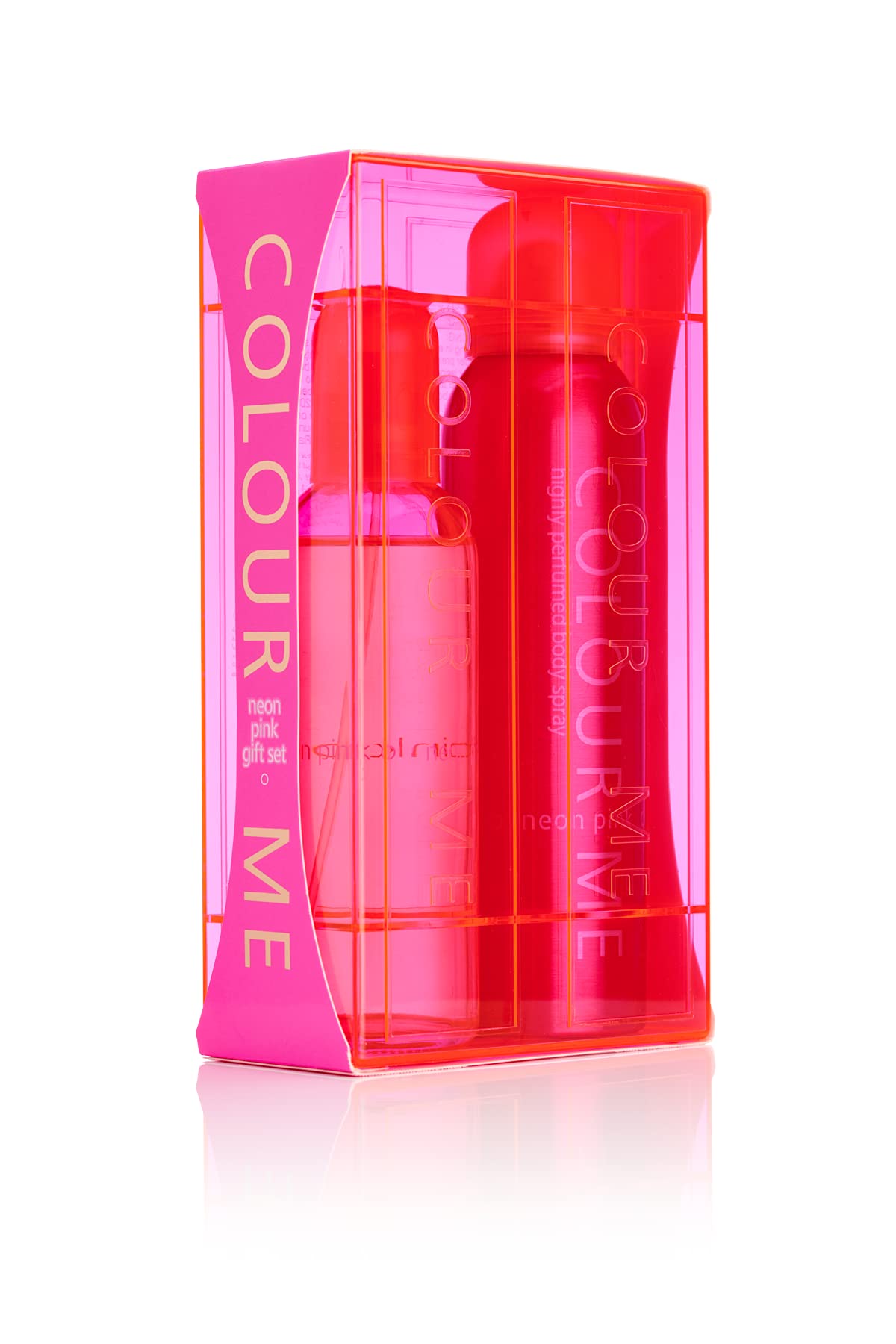 Colour Me Neon Pink Fragrance For Women, Gift Set