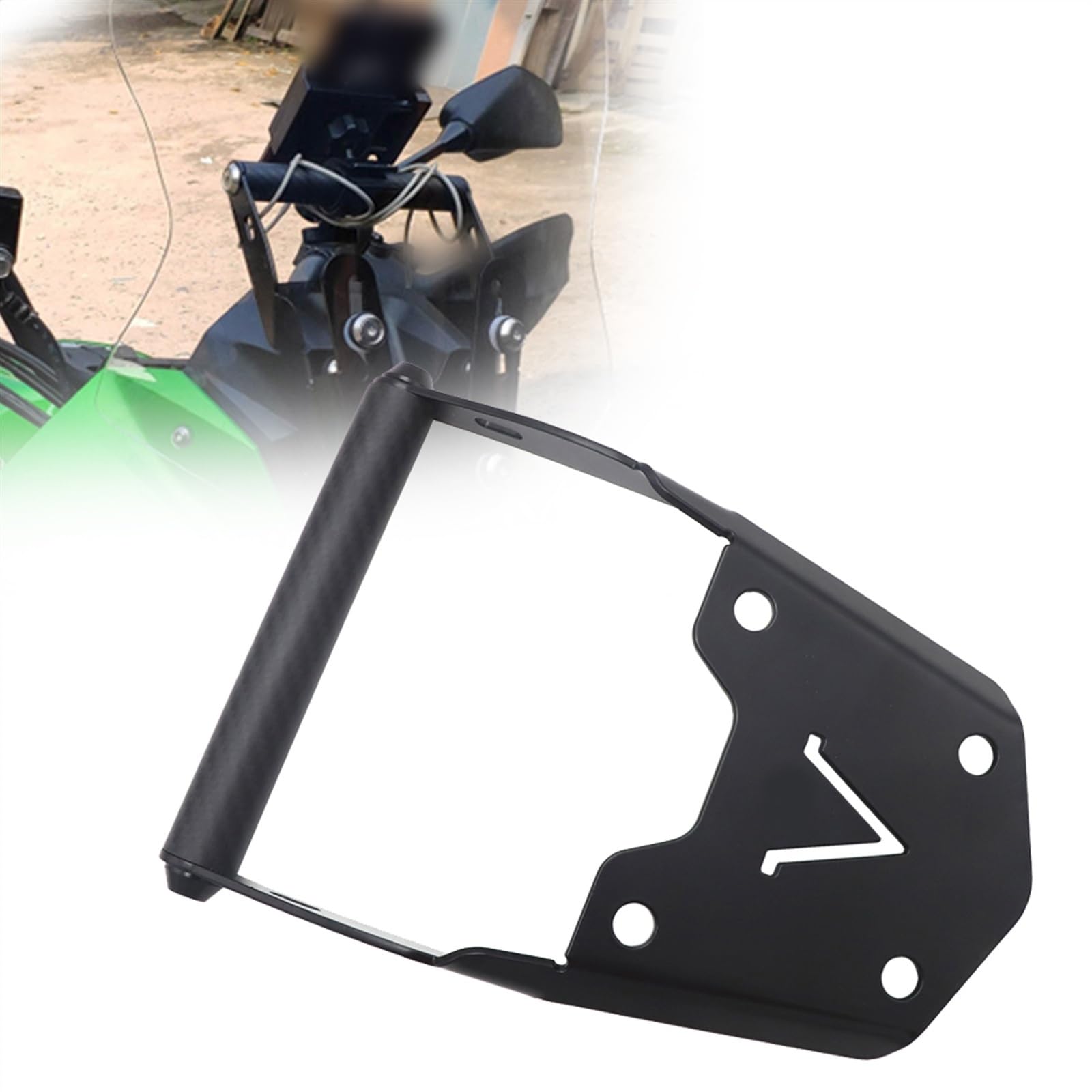 Nkldde 22Mm Motorcycle Accessories For Kawasaki For Versys X300 X-300 Navigation Frame Modified Bracket For Versys 300X