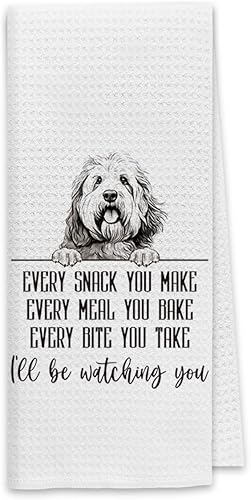 Miniatura 20 de Toallas de cocina Dibor Goldendoodle, toallas de cocina Goldendoodle, toallas de mano de tela divertidas para cada comida que haces para perros,