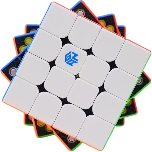 Bukefuno GAN - Rompecabezas magnético de 460 M de 4 x 4 pulgadas, sin calcomanías, 460 M, rompecabezas de velocidad de 4 x 4 x 4