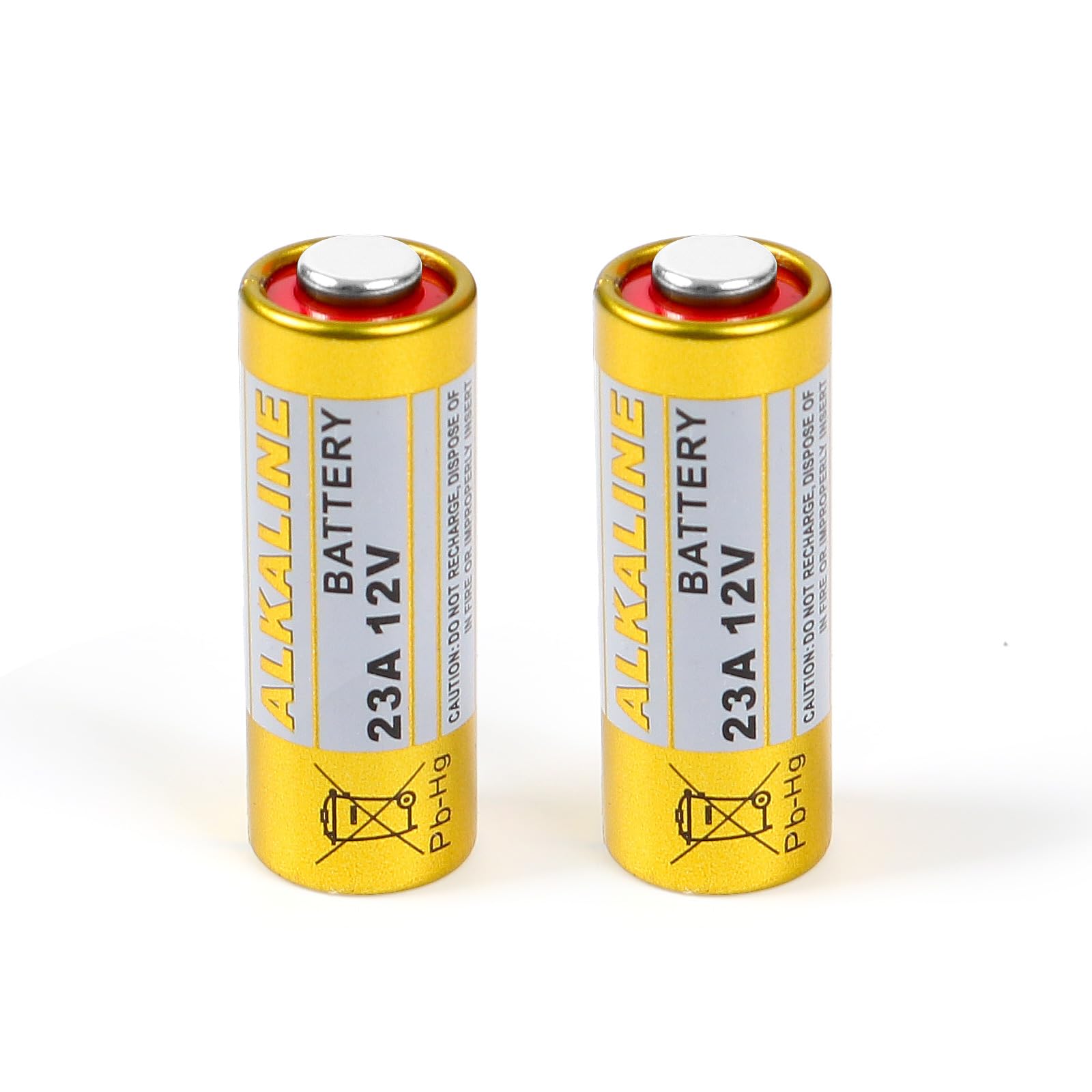 HYPERPS A23 23A 8LR23 21/23 GP23 MN21 23GA Battery 12V Alkaline Battery (2 Pack)