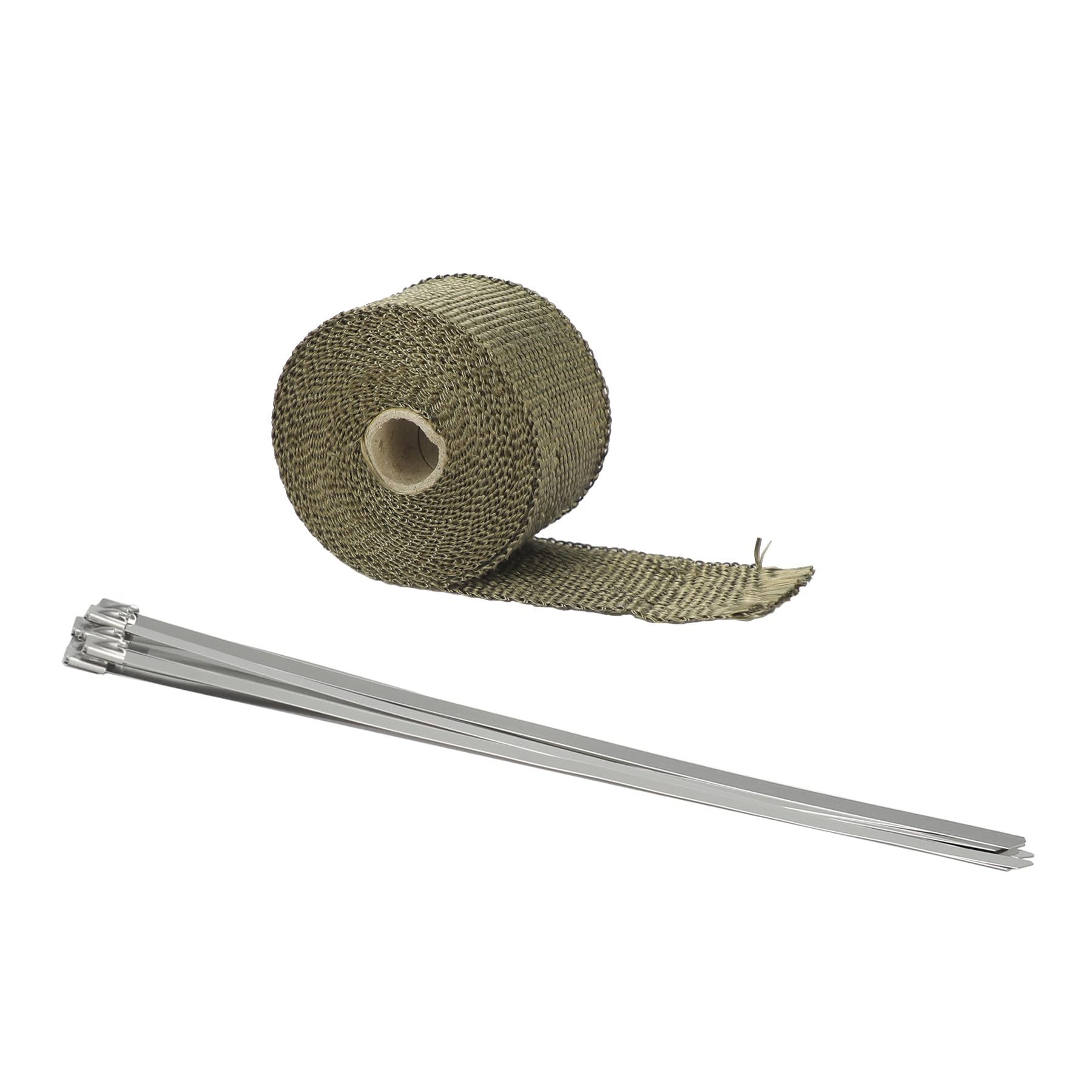 Snapklik.com : Ucreative Titanium Exhaust Header Wrap 2 X 16.5