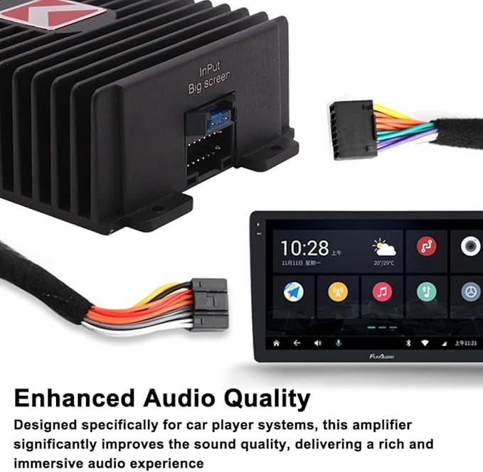 Amplificador de Auto 4 Canales 80Wx4 VISLONE con Transformador de Cobre Puro miniatura 5