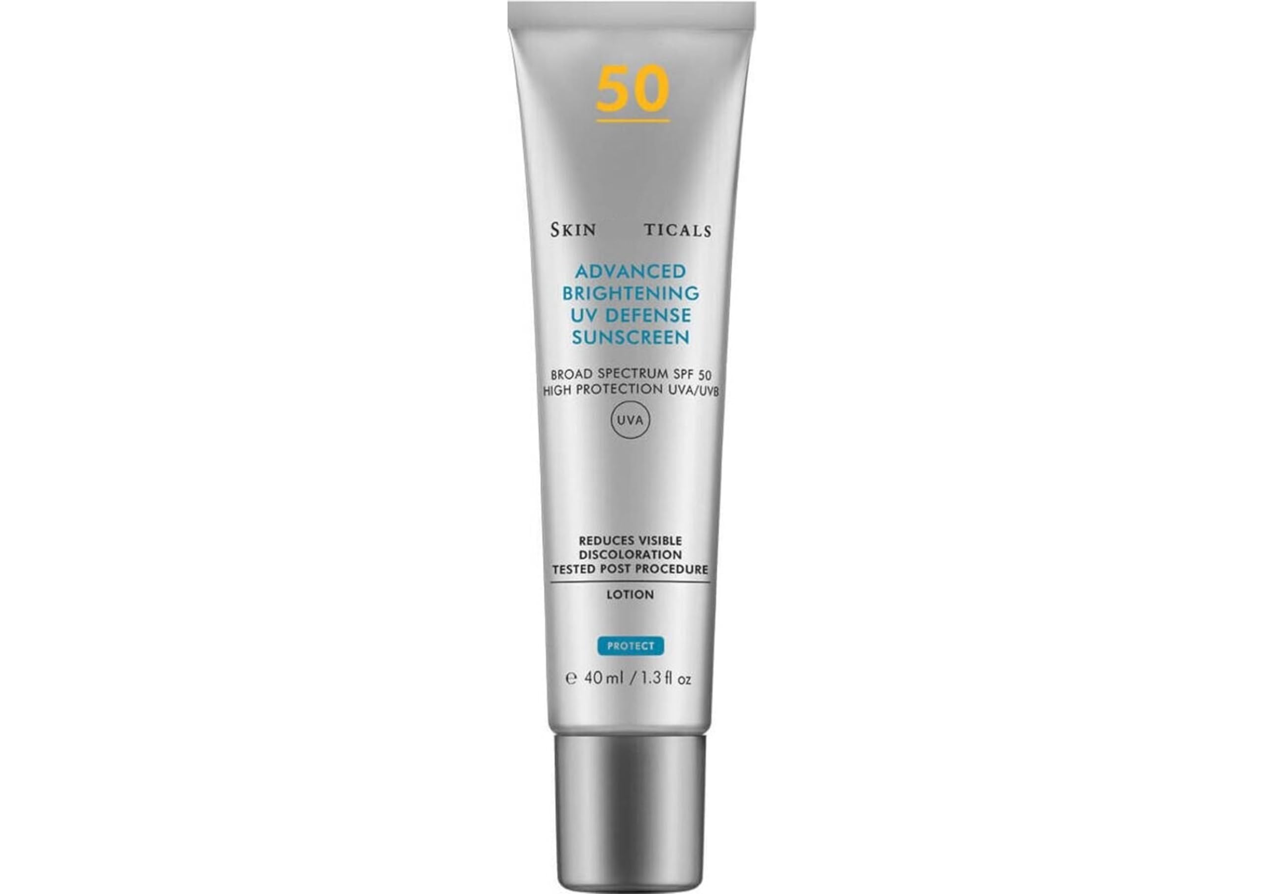 Skinticals Advanced Aufhellende UV-Abwehr LSF 50 40ml Sonnenschutz Gesicht Tagescreme mit UV Schutz gegen Pigmentflecken Anti Aging Sonnencreme leichte Gesichtspflege Frauen&Männer
