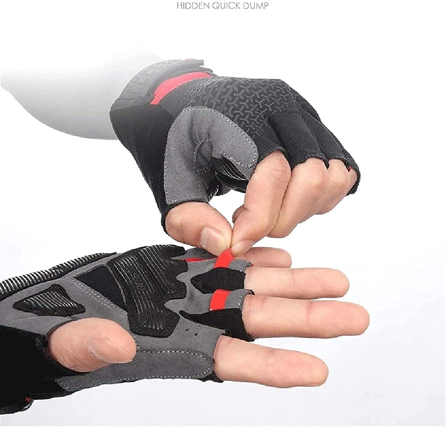 Rękawice rowerowe pół palca rękawice gimnastyczne trening rękawice sportowe antypoślizgowe rękawice wyścigowe motocyklowe rękawice do rowerów górskich szosowych - pół krótkie rękawiczki rowerowe motocrossowe rękawice ochronne - dla mężczyzn i kobiet