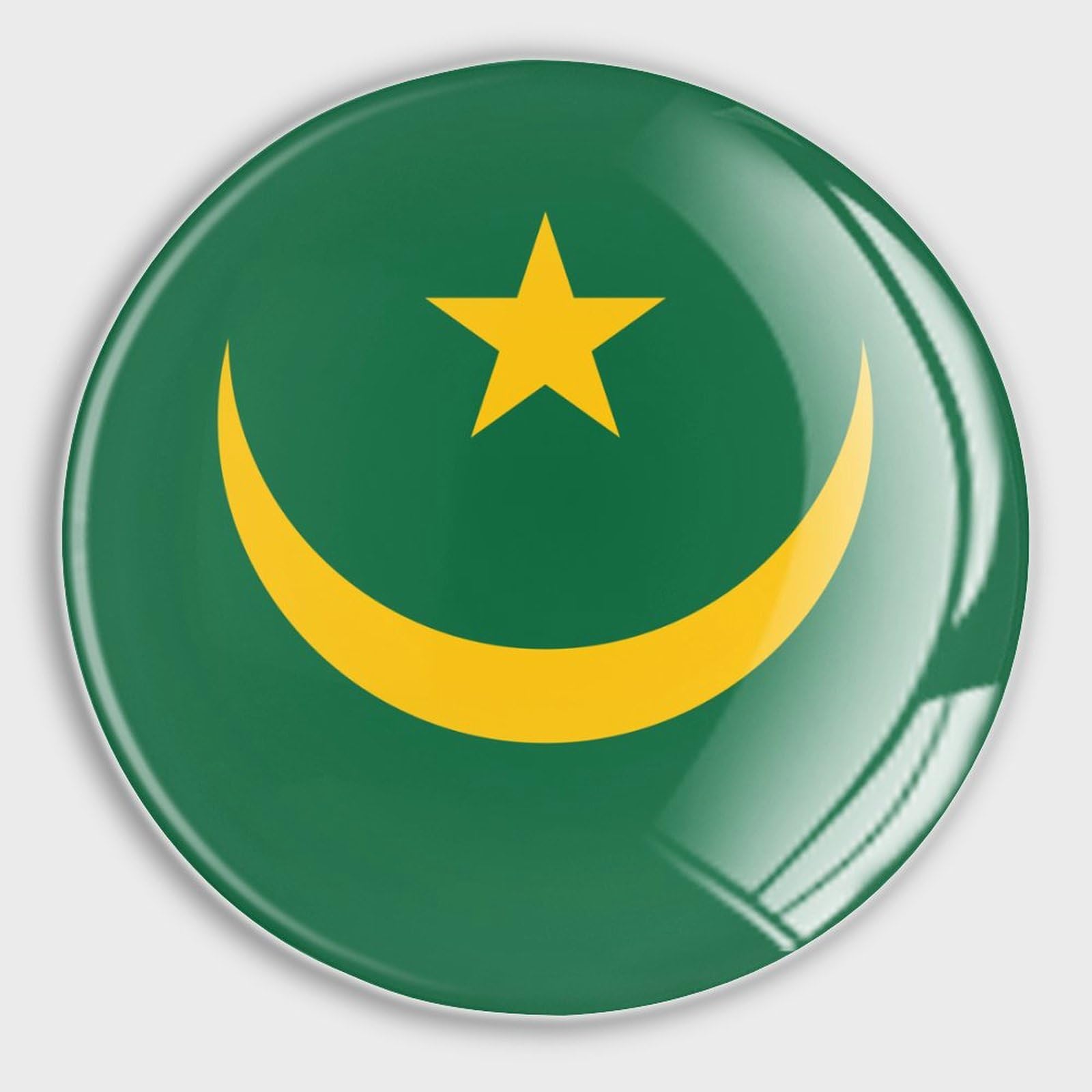 Imanes de nevera de Mauritania decorativos para pizarras de cocina u oficina