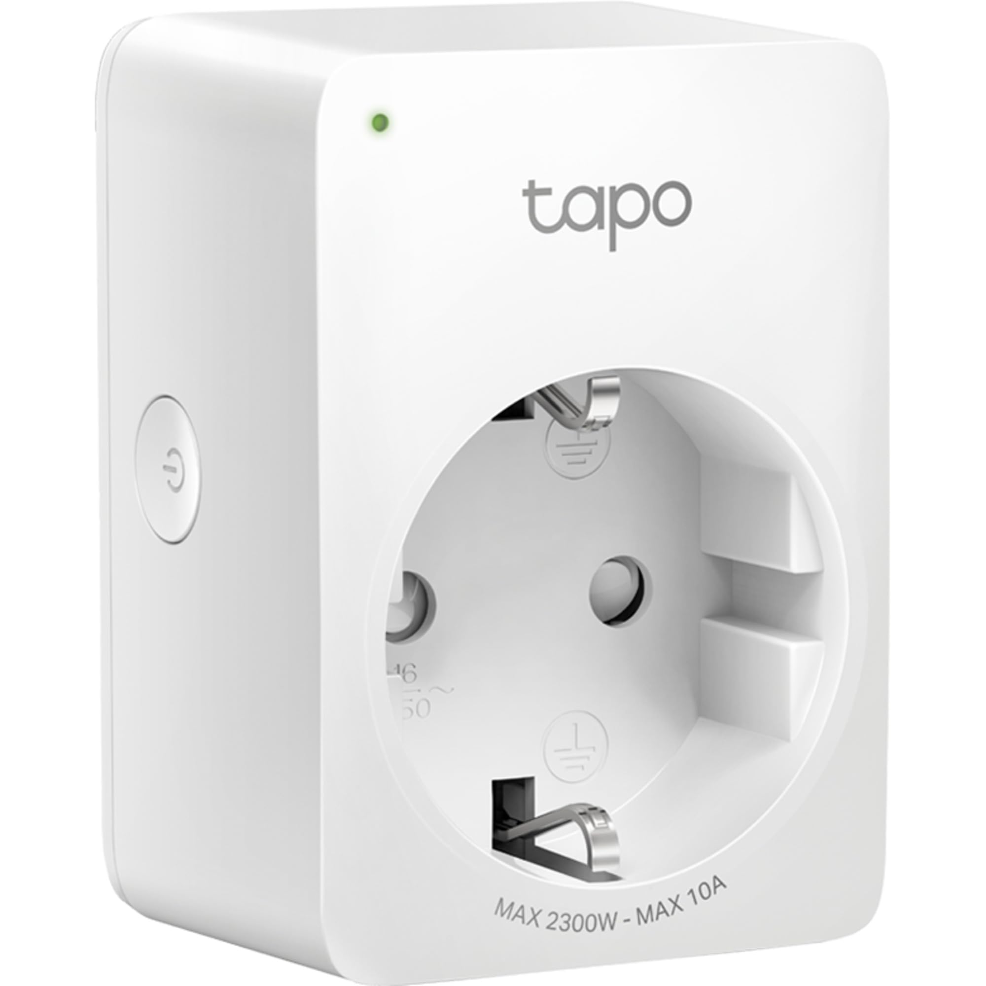 Tapo WLAN akıllı priz Tapo P100, akıllı ev WiFi priz, Alexa aksesuarı, Alexa, Google Home, Tapo uygulaması ile çalışır, sesli kontrol, uzaktan erişim, hub gerekmez, mini, beyaz
