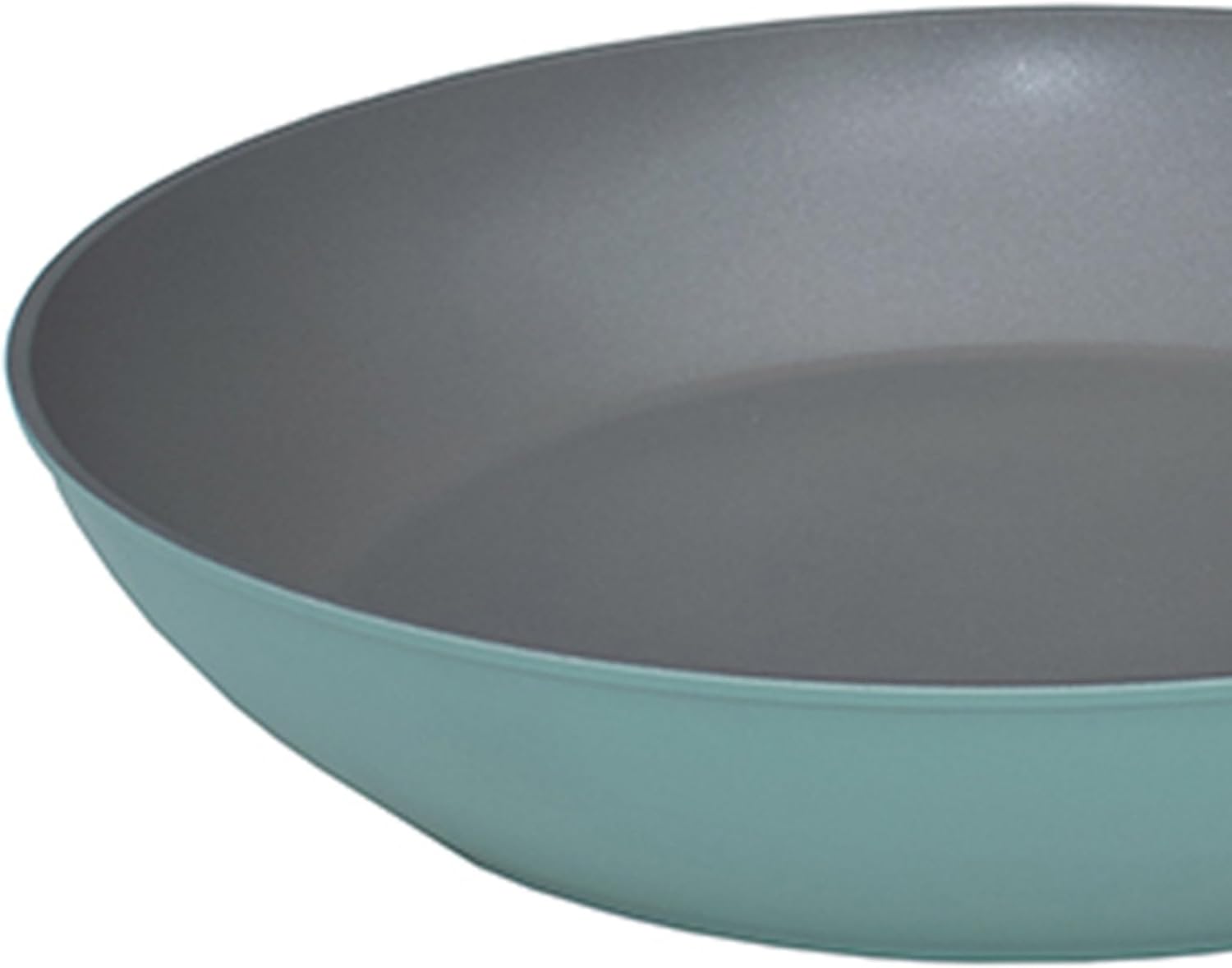 Berghoff LEO Non-stick Cast Aluminum Frying Pan 10" Ferno-Green, PFOA Free Coating Soft-touch Stay-cool Handle Induction Cooktop Fast Heating, Dusty Green