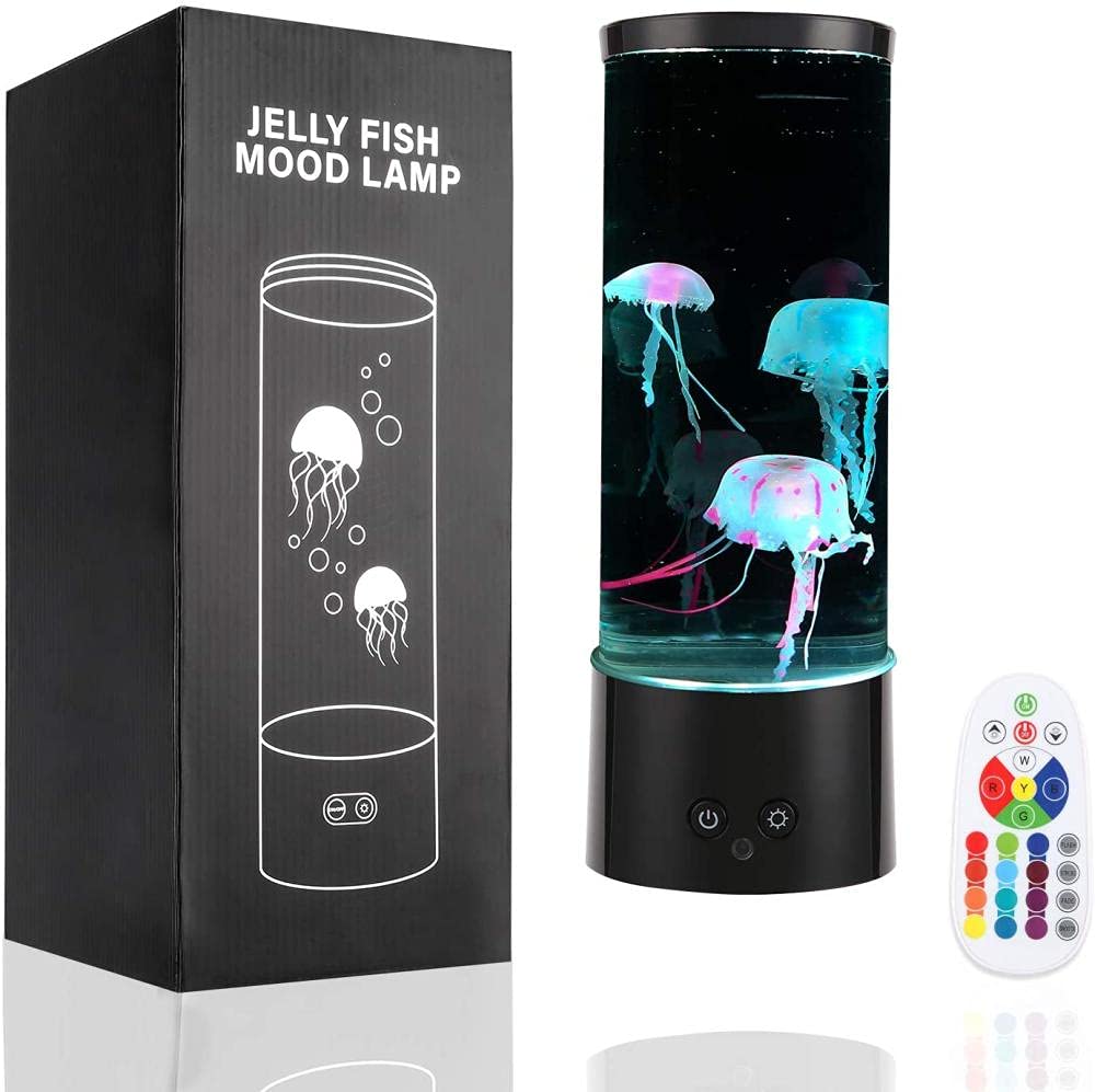 Nachtlicht,lavalamp 17 kleuren instelling kwal aquarium slaapkamerdecoratie voor thuis kantoor Nachtelijke aanlichting,cadeaus voor kinderen en volwassenen Nachtlicht,lavalamp 17 kleuren instelling kwal aquarium slaapkamerdecoratie voor thuis kantoor Nachtelijke aanlichting,cadeaus voor kinderen en volwassenen