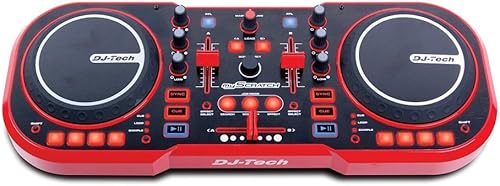 DJTECH A- B Box, USB, negro, 15.16" x 4.06" x 19.65" (MYSCRATCHPACK)
