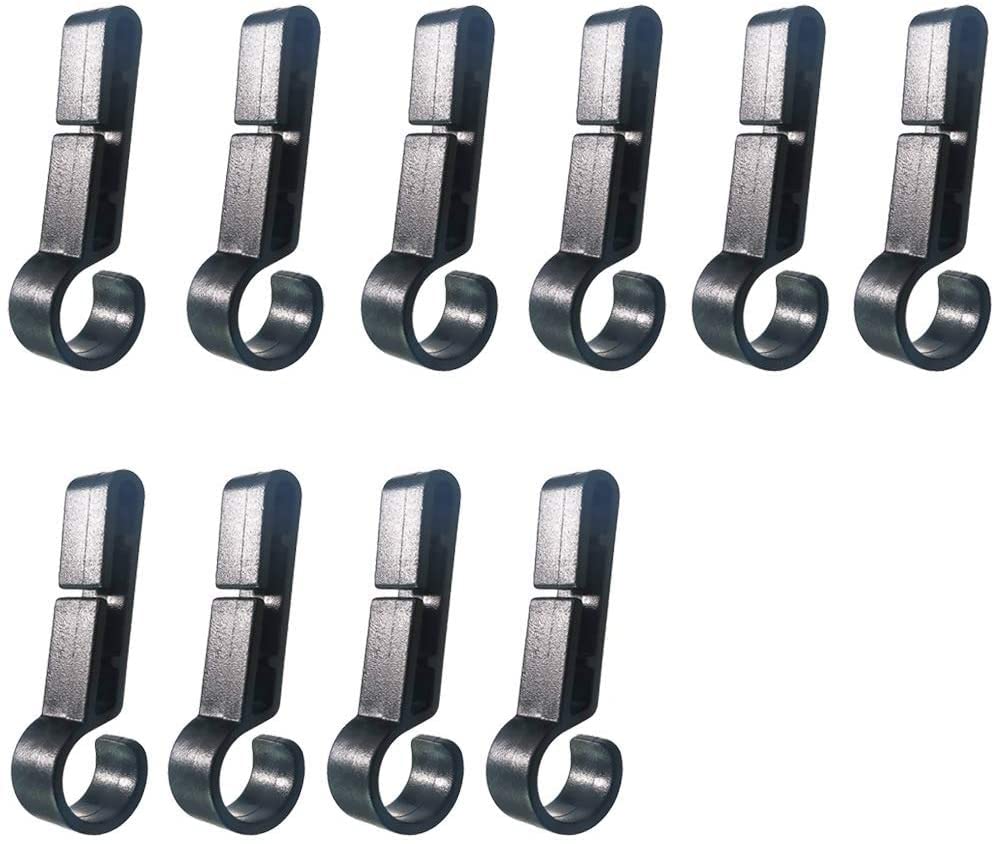 Linist Helmet Light Clips for Headlamp, Headlamp Hook, Hard Hat Light Clip, Hardhat Headlamp Accessory, Easily Mount Headlamp 10 Pcs (B09RQS62MF) Amazon Price History, Amazon Price Tracker