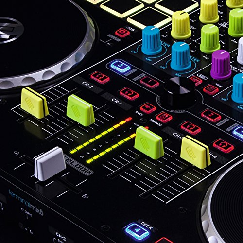 Reloop Fader Cap Set green - 5 capuchons de fader, Revêtement en caoutchouc pour une meilleure prise en main, Compatible avec la plupart des mixeurs et contrôleurs de DJ, vert - Image 5