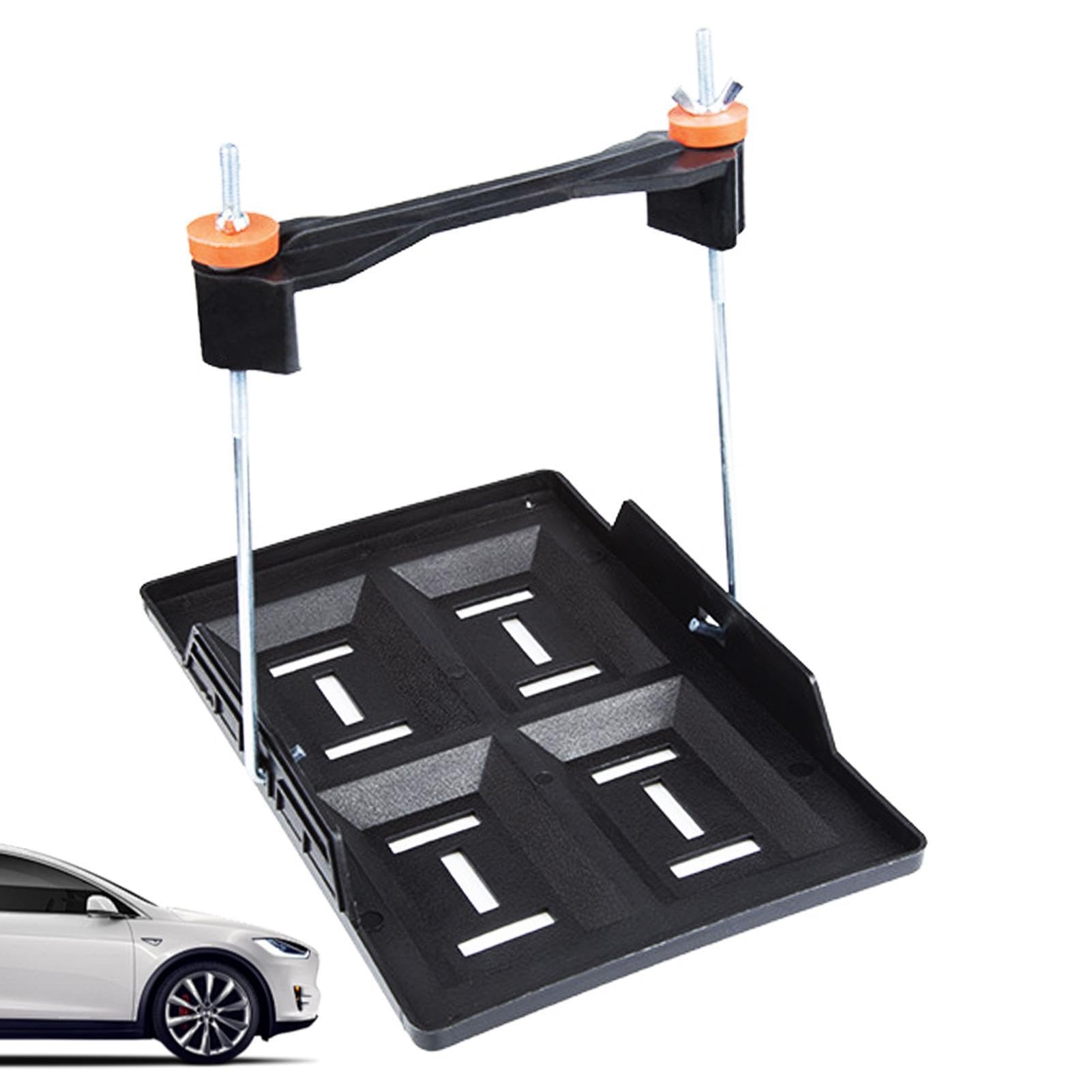 Soporte para Bandeja de Batería - Base Ajustable - Base de Montaje para Batería - para Vehículos, Remolques, Caravanas, Camiones, Barcos y Aplicaciones Marinas