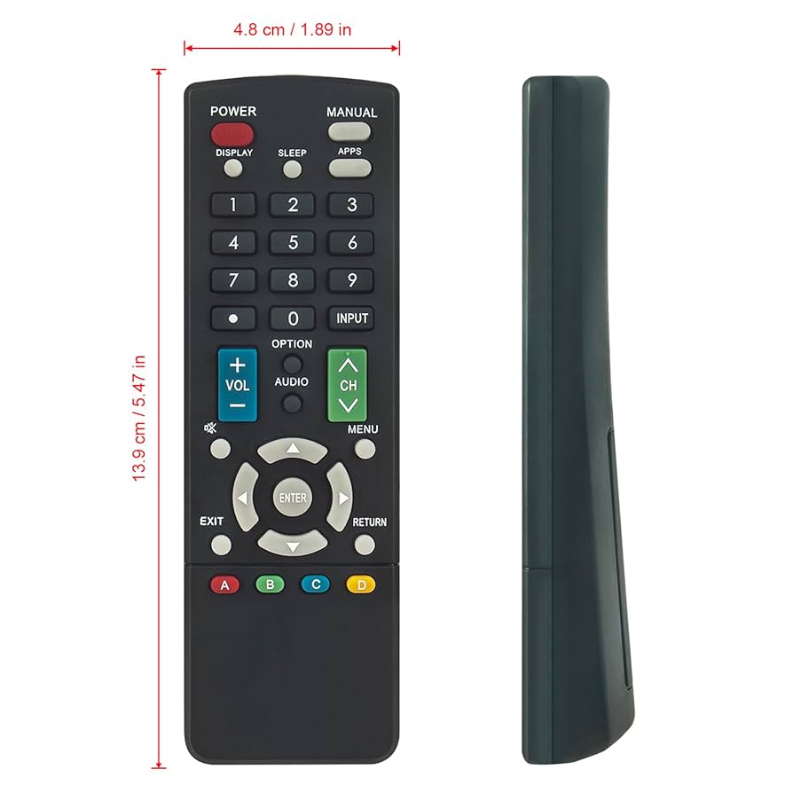 交換リモートコントロール互換for Sharp lc-20d42?rrmcga549wjsa lc26d43?lc-26d43u lc20d42u Aquos LCD TV dwos6rj 51Q4HCVZt5L.jpg_BO30,255,255,