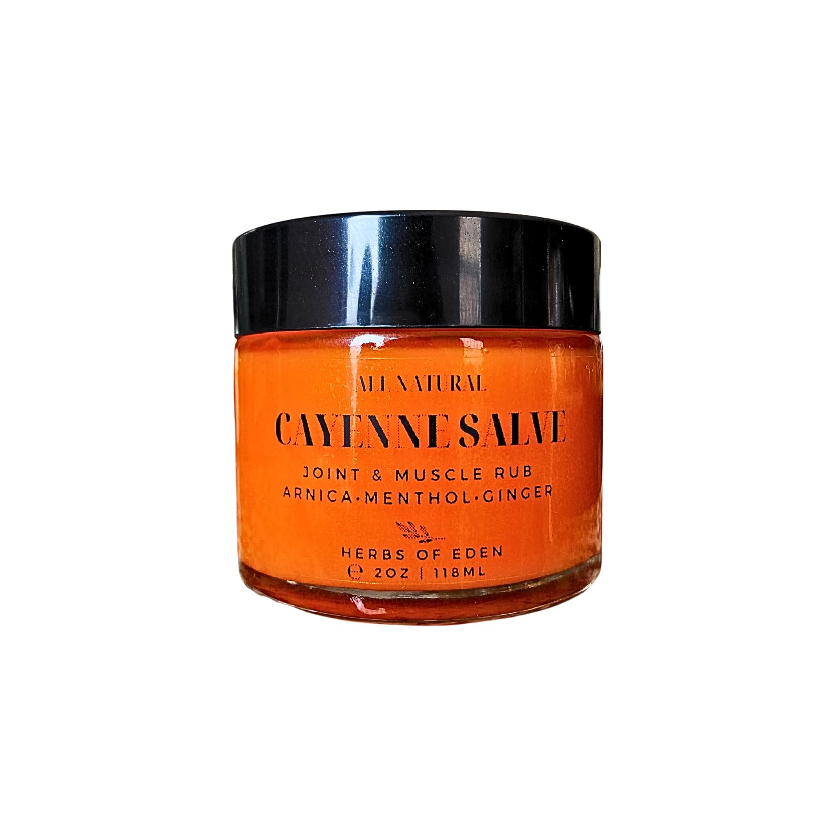 Organic Cayenne Arnica Salve Rub for Muscle Joint and Nerve Neuropathy with Capsaicin Menthol and Ginger | Made in USA