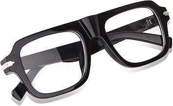 Peter Jones Square Unisex Large Blue Light Blocking UV Protected Computer/Gaming Glasses (3754F)