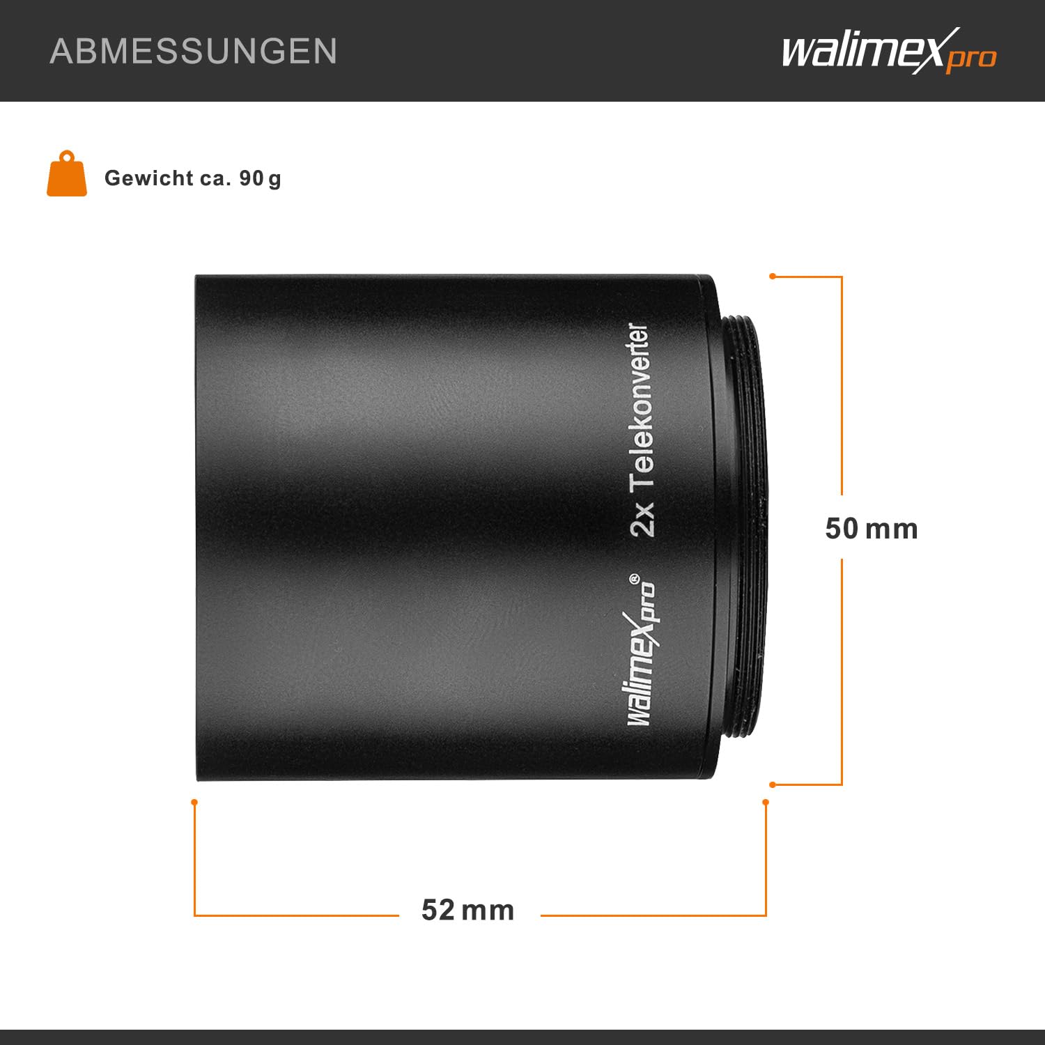 Walimex 12602, 2 convertitori T2