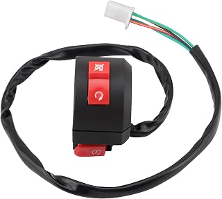 WOOSTAR 7/8" 22mm Handlebar Left Start Switch Assembly Replacement for Taotao Speedy 50 Pony 50 VIP 50 Jet 50 Powermax 150 4 Wheeler 50cc 150cc QMB139 GY6 Scooter ATV Quad