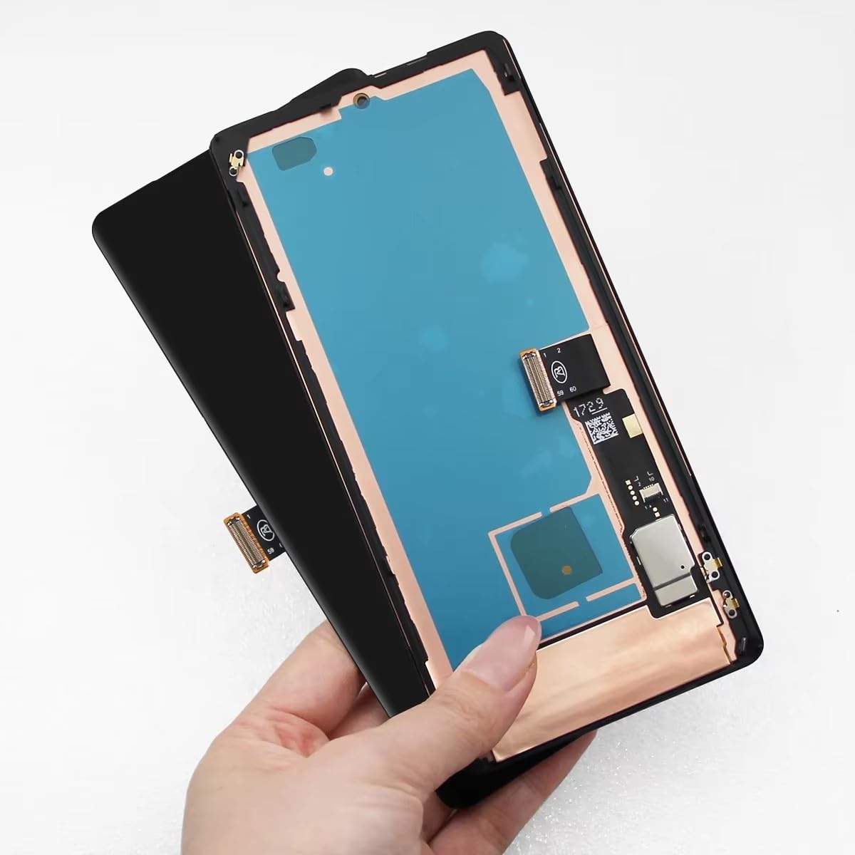 AMOLED per Pixel 7 5G, Kit di Sostituzione Schermo per Pixel 7, Sostituzione Schermo GVU6C GQML3 Display LCD Digitalizzatore Touch Screen Assembly Impronta Digitale, 6,3