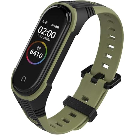 SenMore Compatibile Con Xiaomi Mi Band 6 Mi Band 5 Cinturino In Pelle Xiaomi Band 4/3 Cinturino Orologio Braccialetto Smart Watch Cinturino Di Ricambio Per Xiaomi Mi Band 6/5 Mi Band 4/3 - Foto 4