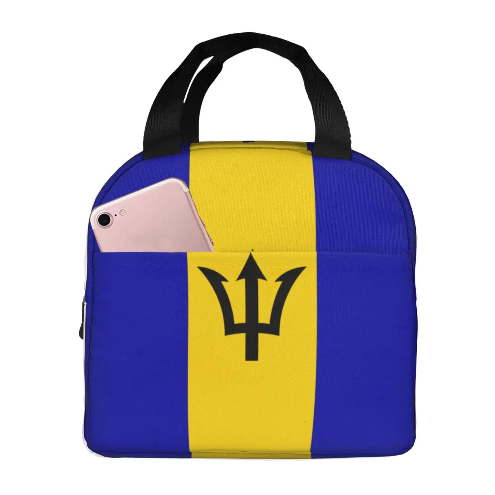 Refroidisseur thermique Flag of Barbados contre les repas chauds : sac à lunch étanche enfant