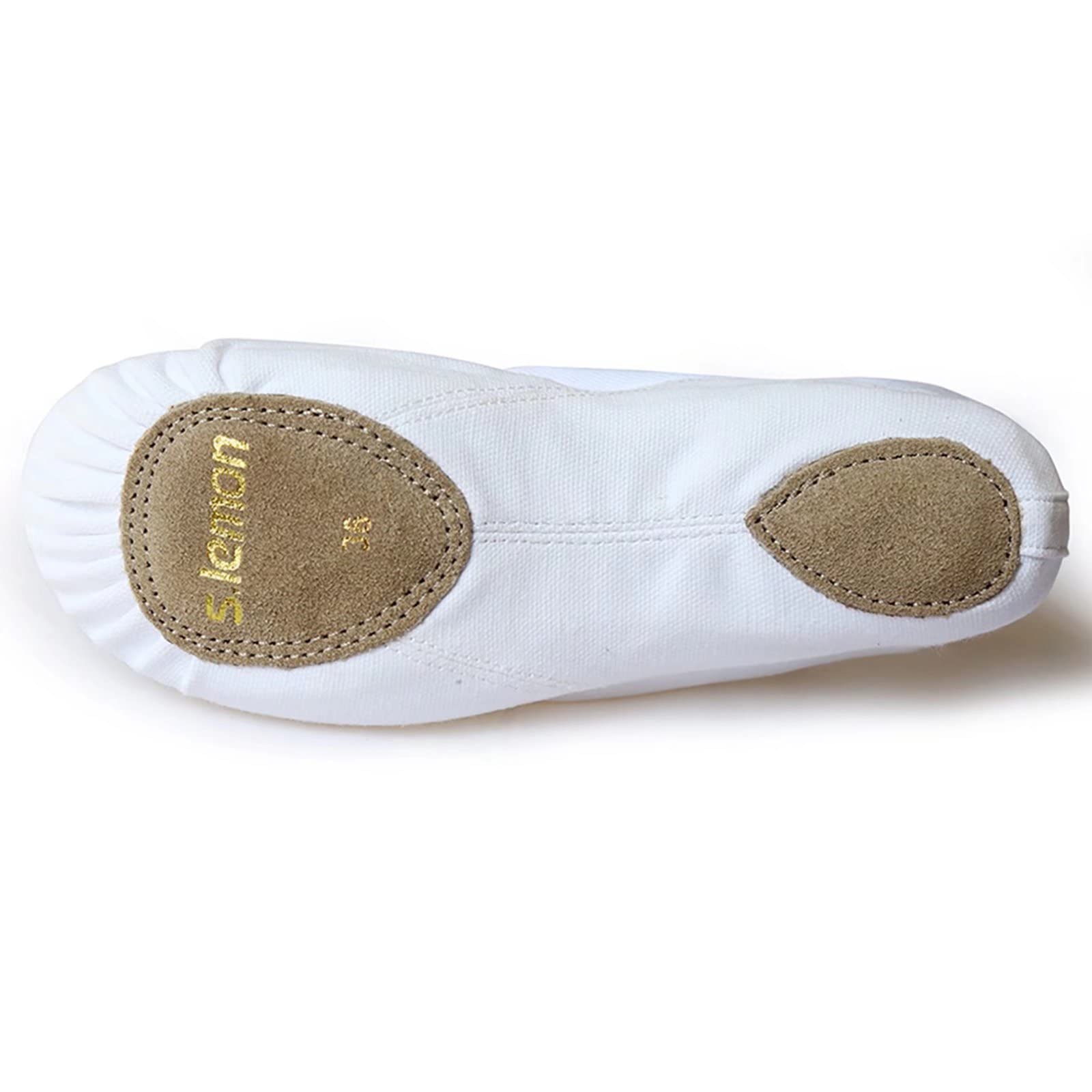 Ballettschuhe Ballettschläppchen,Doppelschicht Leinwand Geteilte Sohle Ballett Schuh für Mädchen Kinder Damen Männer