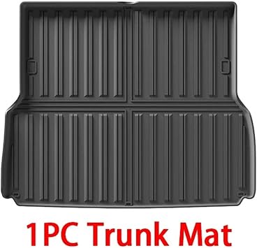 Car Boot Mat For Lexus For GX550 For GX550h 2024 2025 (5 Seats) & For Toyota For Prado LC250 250 J250 24-25 TPE Floor Mats & Cargo Liner &Backrest Mat Cargo Liner(1PC Trunk Mat)