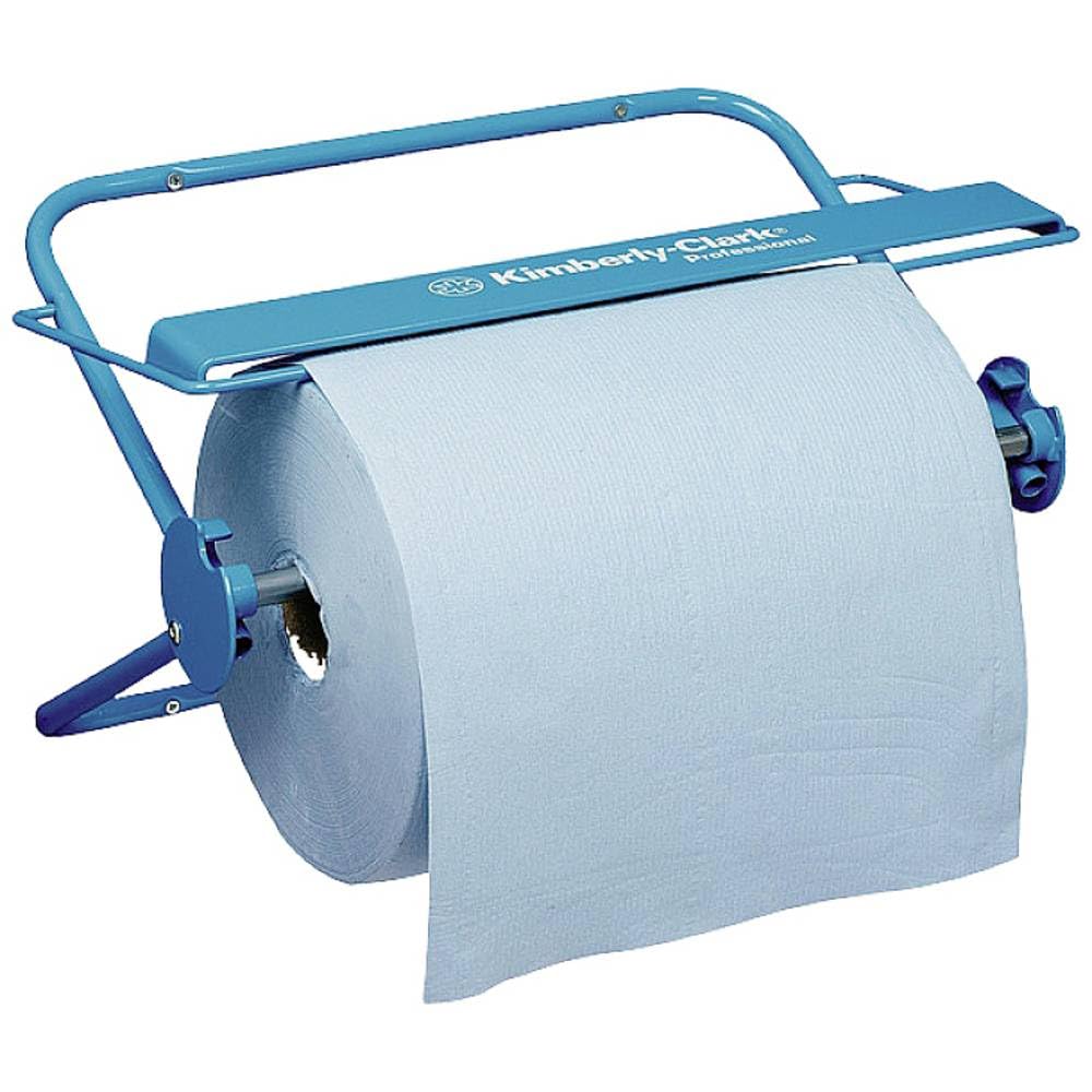 Kimberly-Clark Professional, 6146, Wall Mounted Wiper Dispenser, Large roll, Blue, 1 x 1 Dispenser