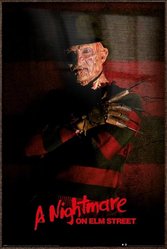 Amazon.co.jp: エルム街の悪夢 - フレーム入り映画ポスター(フレディ
