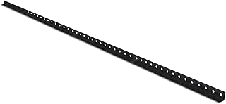 Deer Fence: 9 ft Black Angle Steel Fence Posts - 8 pk - coolthings.us