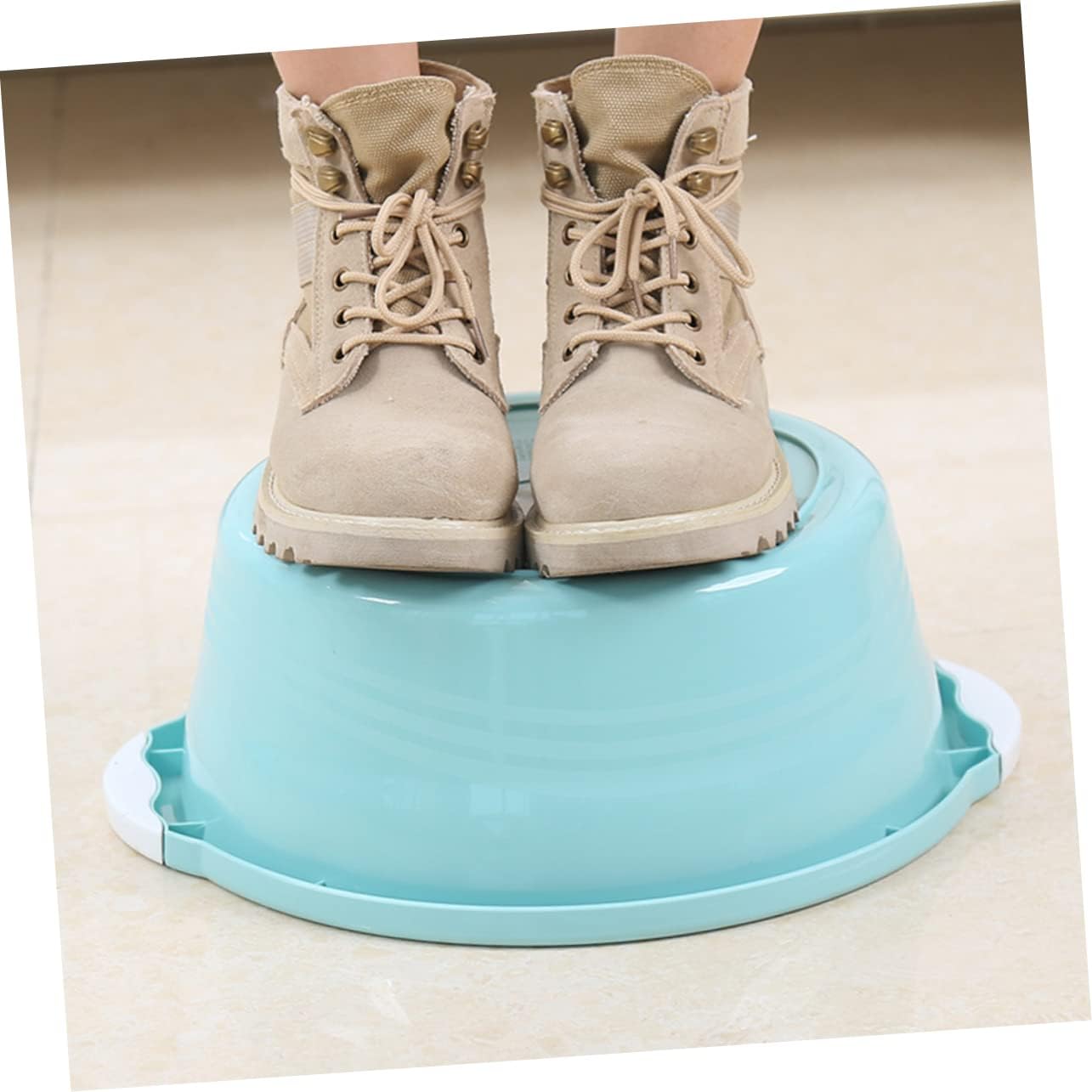 COLLBATH 2 Pcs Large Wash Basin for Home Bathroom and Foot Soaking Versatile Dish Basin for Foot Care Laundry and Household Cleaning Tasks