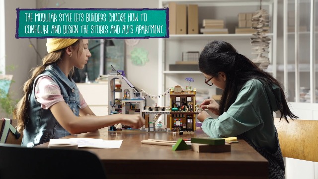 LEGO Friends Downtown Flower and Design Stores 41732 Building Set