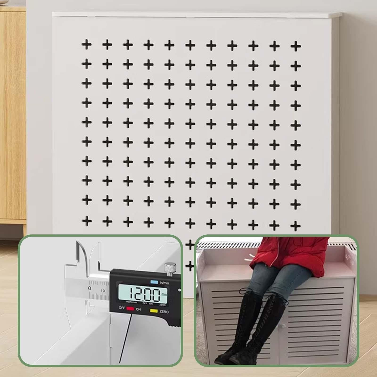 Copri Termosifone Moderno con Struttura a Incastro Tenone-mortasa