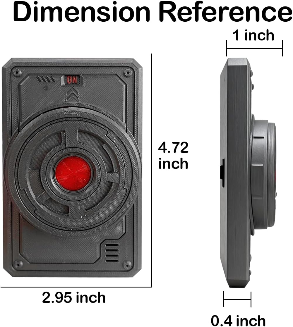 Futuristic Room Light Switch Cover, 3D Rotating 1 Toggles Wall Plate, Twist Control for Sci-Fi Movie Lovers, Standard Size for Fans Kids Bedroom Decoration Gifts, Gray | Twist Control for Sci-Fi Movie Lovers, Standard Size for Fans Kids Bedroom Decoration Gifts, Gray