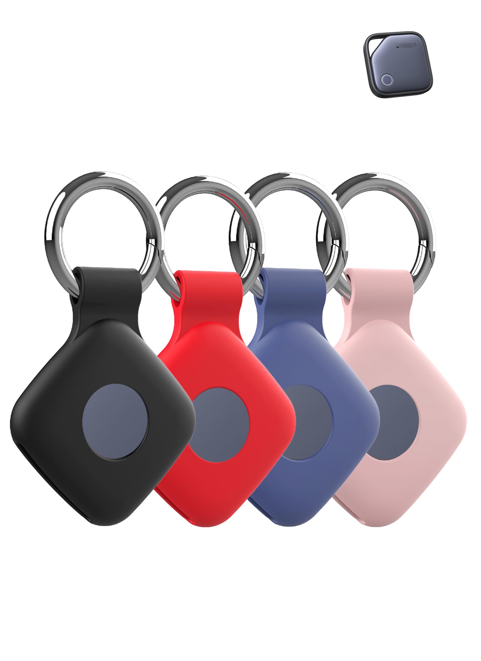 Funda para etiquetas UGREEN Tracker, construcción de silicona superior, a prueba de golpes y antideslizante. Protege contra arañazos. Los recortes precisos garantizan una funcionalidad completa. Negro