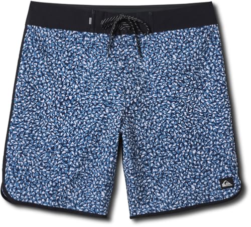 Quiksilver - Mens Highline Scallop 19 Boardshort, Color Niagara, Size: 31