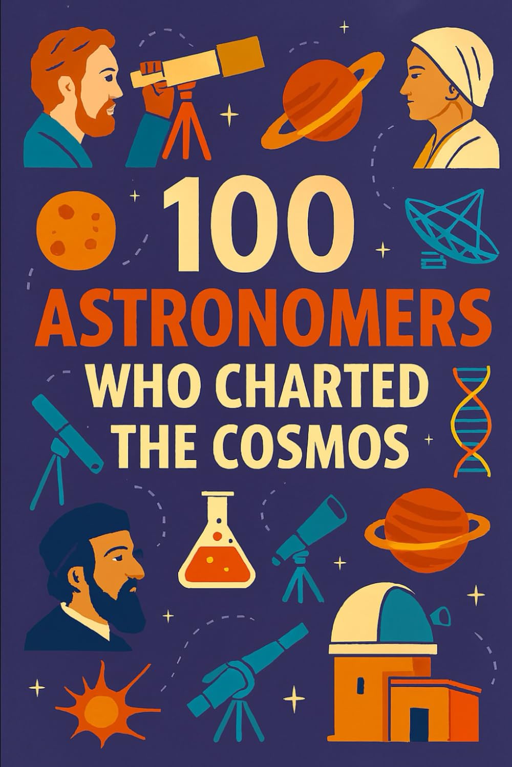 100 Astronomers Who Charted the Cosmos: The human story of the universe, told through 100 lives of discovery. (100 Minds, 100 Stories, 100 Legacies)