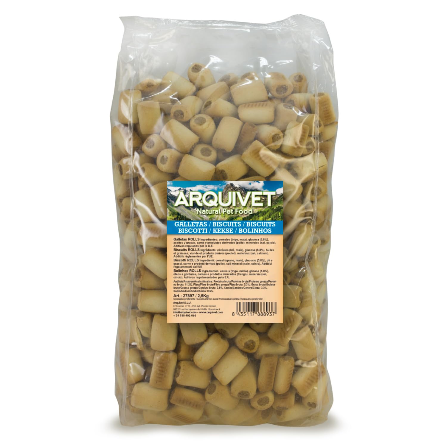 Arquivet Biscuits Rolls 1 kg – 1030 gr