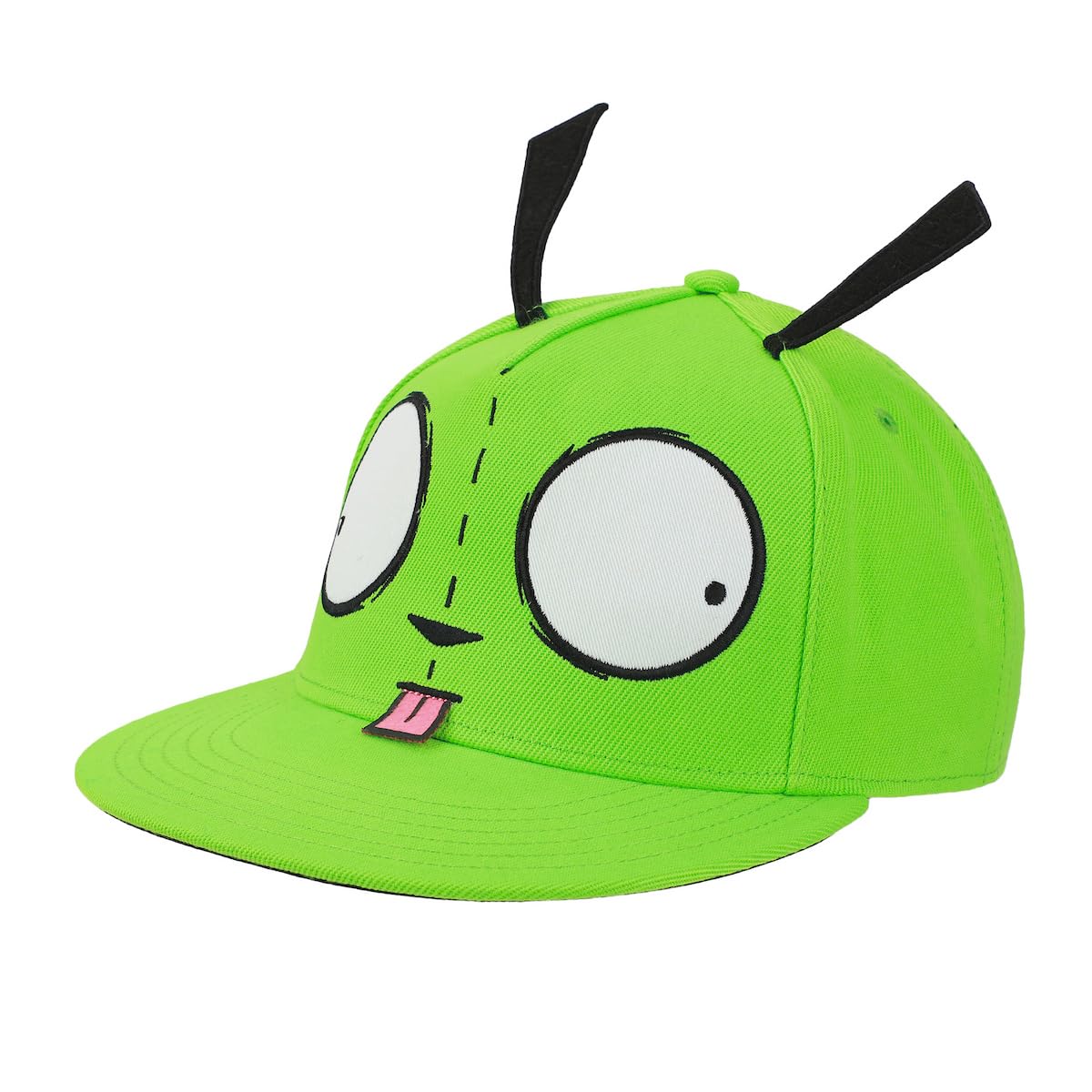 Invader Zim Gir Big Face Green Snapback Hat at Amazon Men's