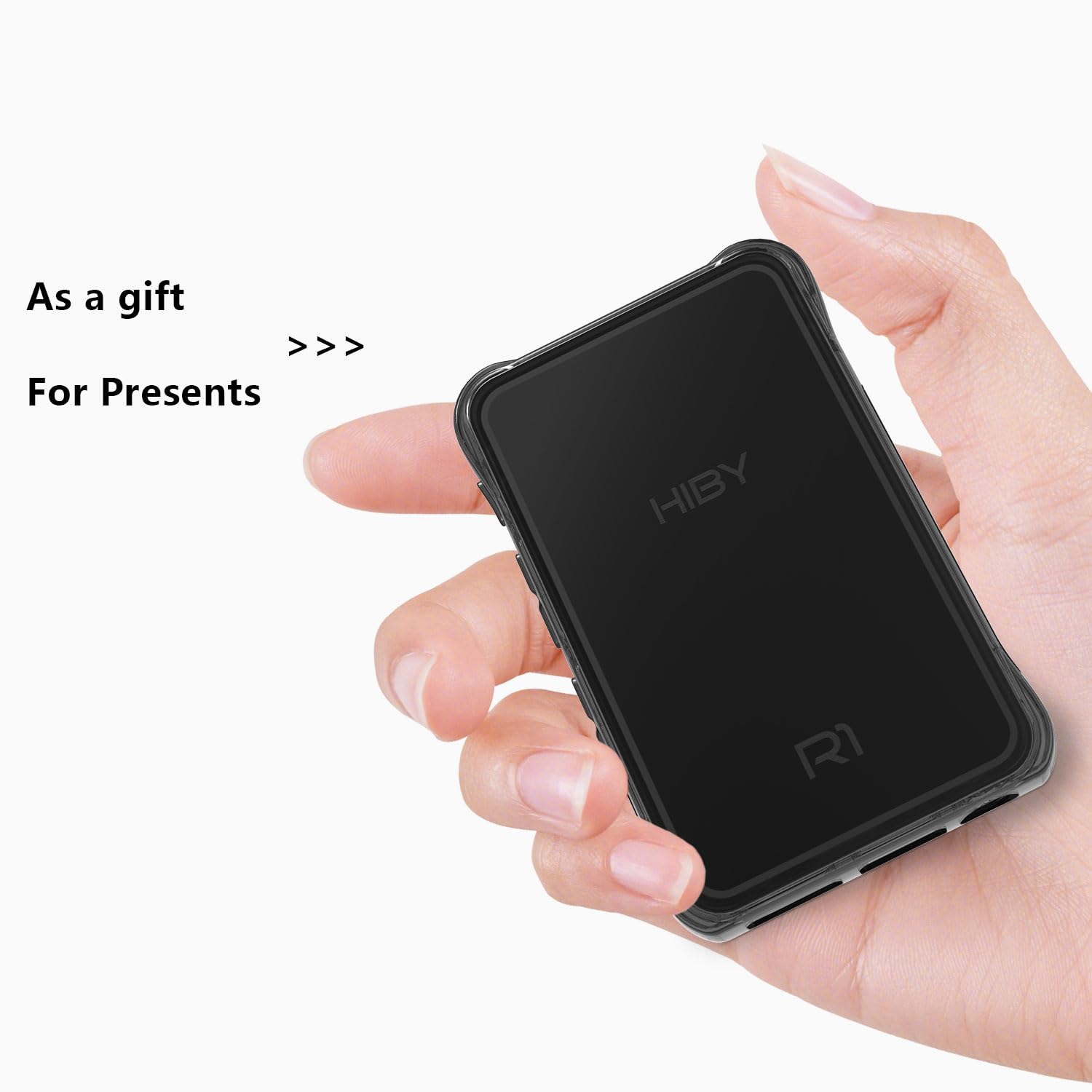 Amazon | HiBy R1 HiFi MP3プレーヤー用ケース クリアブラック | 落下