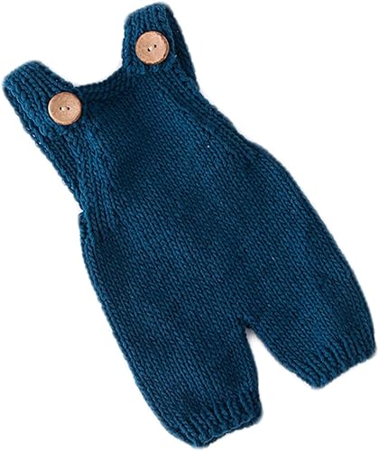Zeroest Accesorios de fotografía para bebé, traje de sesión de fotos para niño y niña, disfraz de ganchillo para recién nacido, ropa de punto para