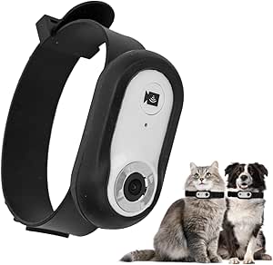 Cat Collar Camera, HD 1080P Pet Camera, 120 Degree Wide Angle Dog ...