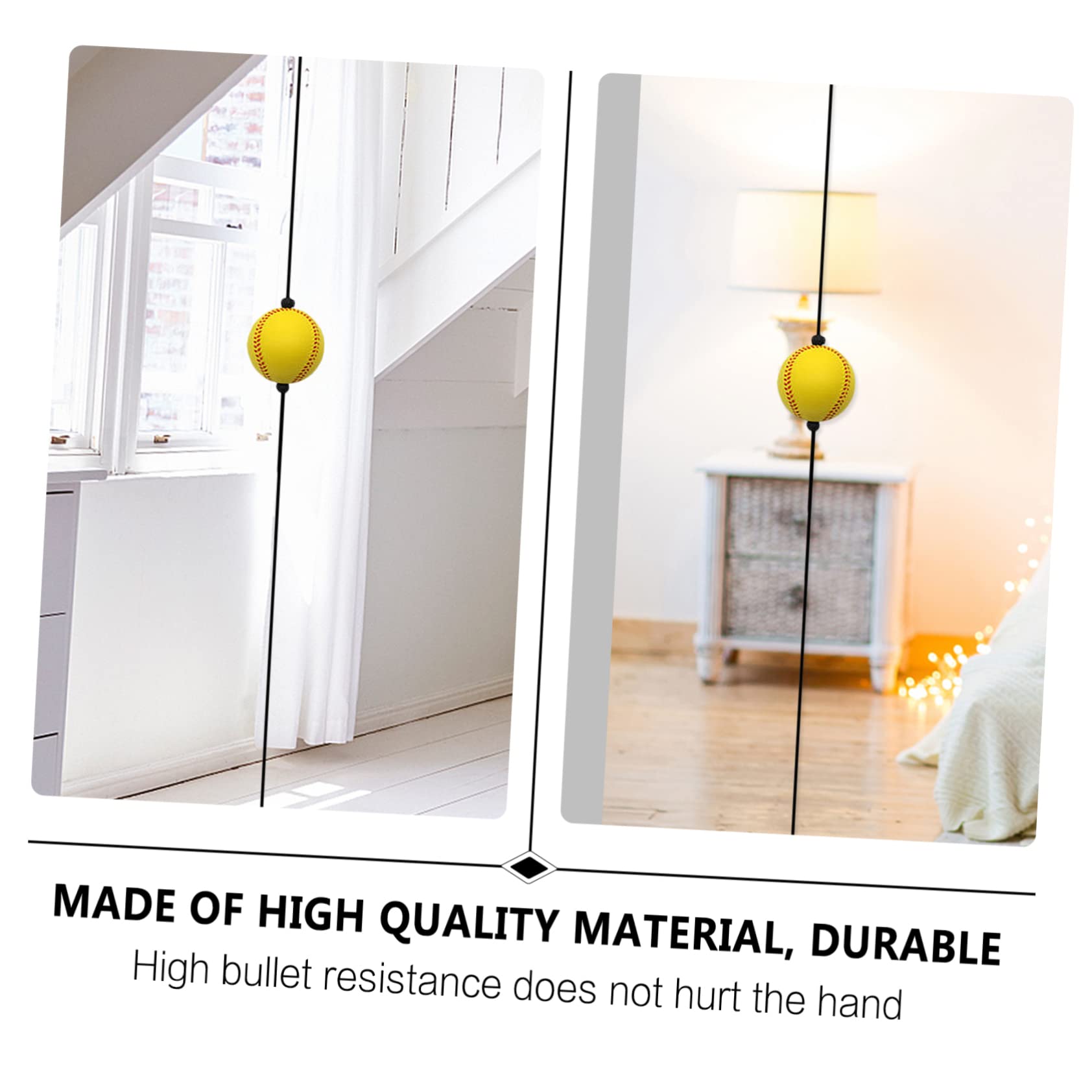 GALPADA 1Pc Boxing Ball with High Elasticity Easy Install Hanging Reflex Speed Ball for Home Fitness for Enhancing Boxing Skills Hand Eye Coordination